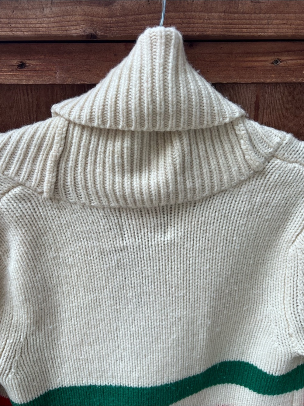 Hudson’s Bay Point Blanket Stripe Shawl Collar Cardigan XS Wool Cashmere - Picture 5 of 14